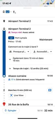 a screenshot of the reminders page on a cell phone at Petit cocon en duplex - Centre-ville & plage à 2 minutes in Nice