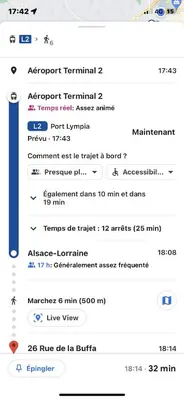 a screenshot of the reminders page on a cell phone at Duplex cosy - hyper centre - Proche mer et Promenade in Nice