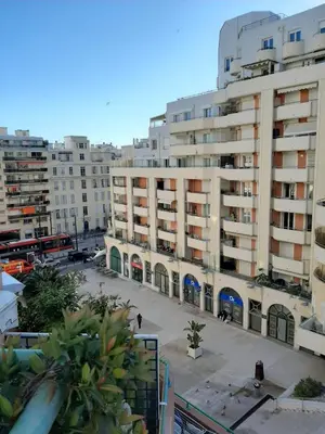 a view of a city with tall buildings at studio joli in Nice