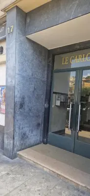 a store front of a building with a glass door at NICE STUDIO 26m2 avec TERRASSE 16m2 in Nice