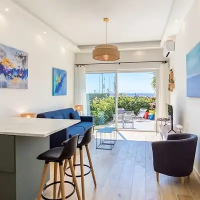 #43 Design Studio Terrace AC Wifi Sea View 1min Beach