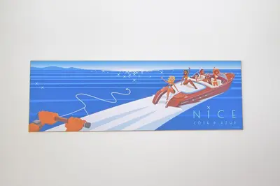 a group of people riding a boat in the ocean at Luxury sea front suite Promenade in Nice