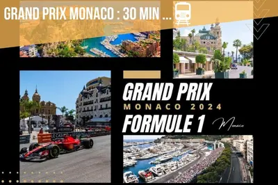 a collage of photos of the grand prix of monaco at Old Town Nice Place Rossetti Themed 2BR Apartment Full Air Conditioning in Nice