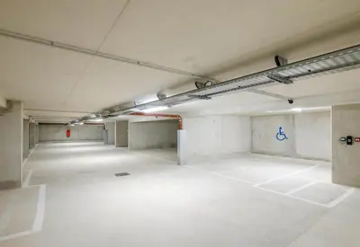 an empty parking lot in a building under construction at B&B HOTEL Nice Stade Riviera in Nice