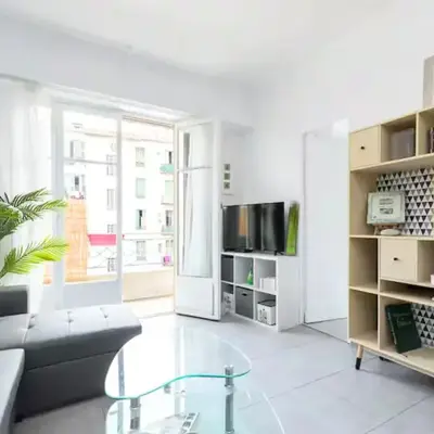Beautiful & spacious 2 bed Apt near Nice Center