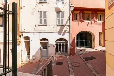 a view of an alley between two buildings at MY CASA - MALONAT - Cosy Apart in Old Town w AC in Nice