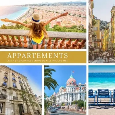 Appartements Nice Centre Proche Mer Carré d'Or