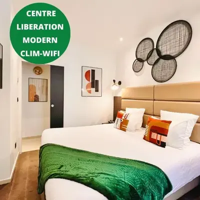 Apartment Malaussena - Reception 24&7 - Center Libération
