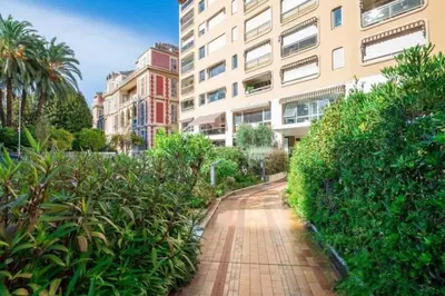 a brick path in front of a building at MY CASA - JOFFRE 2-4 - Bright Central 1 bedroom Near Massena in Nice