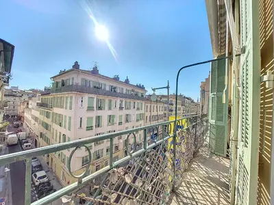 a view of a city from a balcony of a building at Nestor&Jeeves - ECLAT NICOIS - Central - Near beach in Nice