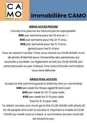 a screenshot of a cell phone screen with a document at SIRIUS - Exceptionnelle vue mer dans les hauteurs de Nice in Nice