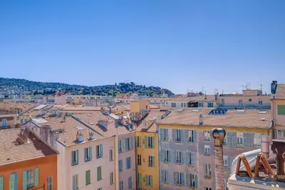 a view of a city with buildings at Maison Bianchi - Jean Médecin in Nice