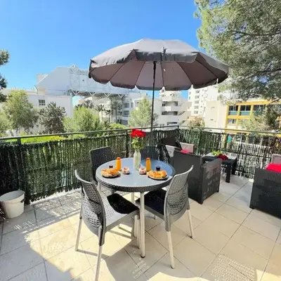 ⁂ Studio cosy 3 min de la plage terrasse clim