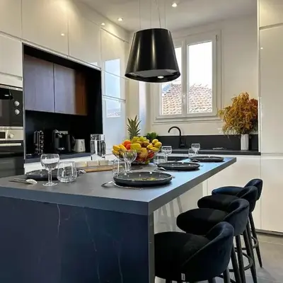 Chic Renovated Home - Nice Libération - Entire 2BR 2BA Apartment or Private Rooms with Private Bathrooms - AC and Garage on request