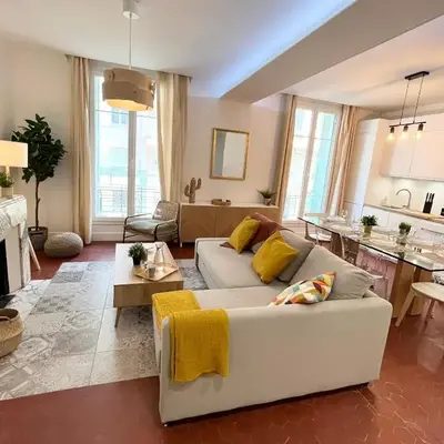 Magnifique T4 - Spacieux Haut Standing - AC - WIFI - Coeur de Nice