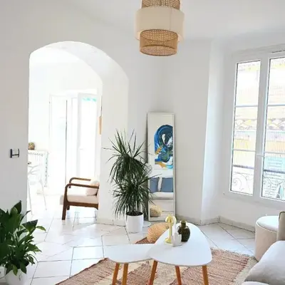 The Seaside Serenity -NEW AC equipped - Calm with Bay View - Heart of Villefranche
