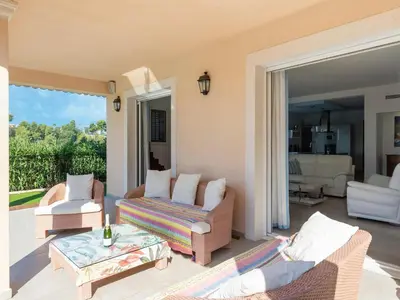 a living room with a couch and a table at CASA-Mathilda luxueuse villa moderne avec piscine in La Gaude