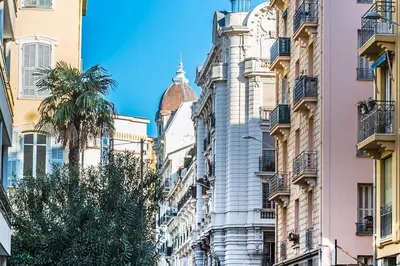 a street in the city with buildings at - - Superbe Studio avec Balcon - Nice Centre - - in Nice