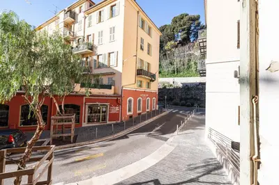 an empty street in a city with buildings at 1 GAUTIER 101 - Joli studio equipe - Quartier du Port in Nice