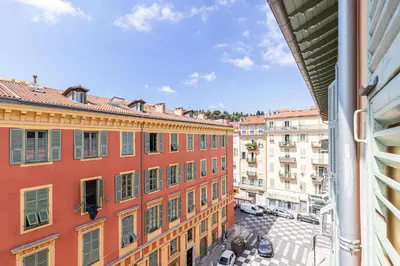 a view of a city from a building at 5 FODERE - Magnifique Duplex - Port de Nice - Dernier etage in Nice