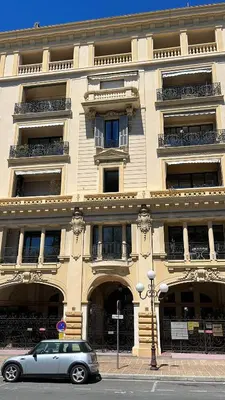 a car parked in front of a building at Le Félix in Nice