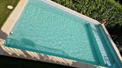 an overhead view of a swimming pool at Villa Elisabeth in Nice
