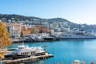 a group of boats docked in a harbor at PORT LYMPIA AP4429 By Riviera Holiday Homes in Nice