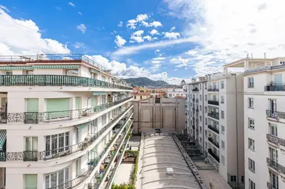 a view of a city with buildings at MY CASA - MEDECIN 26 - Superb Apt Suite Downtown in Nice