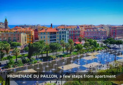 a view of a city with a river and buildings at Nestor&Jeeves - VIEUX NICE SUITE - Studio - Centre in Nice