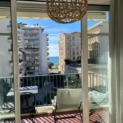 #26 Idealy located flat AC 2mins walk to Sea balcony