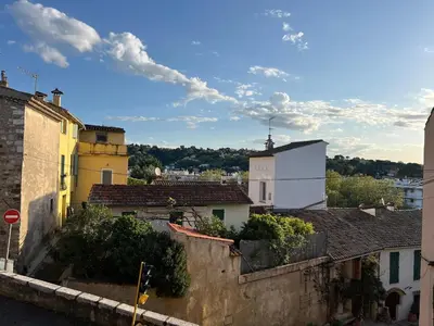 a view of a city with buildings at appartement maison de village in Cagnes-sur-Mer