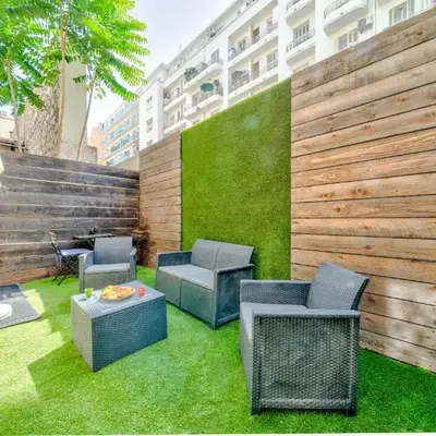 Studio proche mer avec jardin