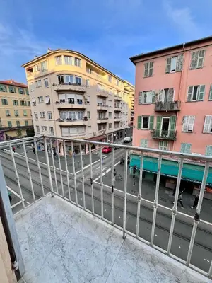 a view of a city street with buildings at RF109 - Spacieux 4P au cœur de Nice in Nice