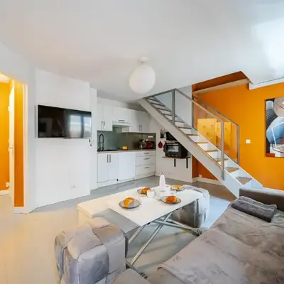 Duplex 4 pers Port de Nice avec parking