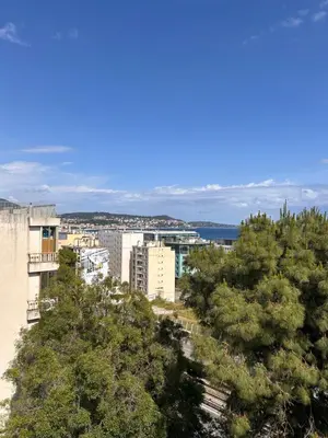 a view of a city with trees and buildings at Dolce Vita in Nice