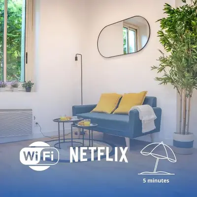 Duplex Saveria - Terrace - Netflix - Beach