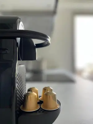 a group of gold bells sitting on a table at Super studio Carré d'Or-2 people-Nice in Nice