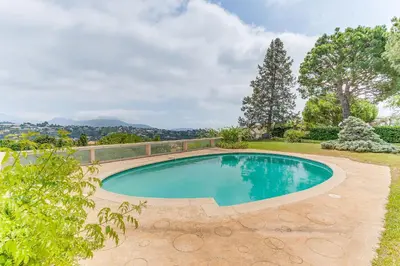 an image of a swimming pool in a yard at VILLA DYONIS VI4439 by Riviera Holiday Homes in Nice