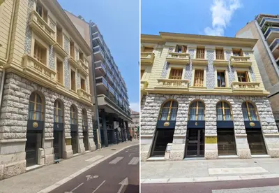 a building next to a street next to a building at Nestor&Jeeves - OASIS - Terrace in the city in Nice