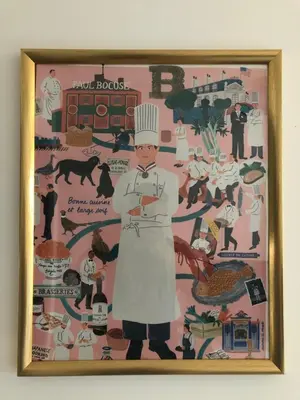 a picture of a chef in a picture frame at Le Clio Hyper Centre proche Promenade in Nice