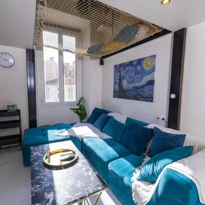 Duplex suite 50m de la plage Carré d'Or Nice
