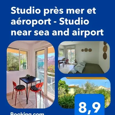 Studio près mer et aéroport - Studio near sea and airport