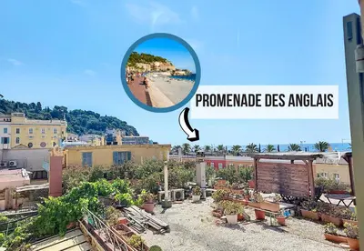 a collage of a picture of a view of a city at Nestor&Jeeves - FIORI SALEYA - Old town - Close sea in Nice