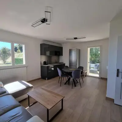 2 pièces avec jardin vue mer
