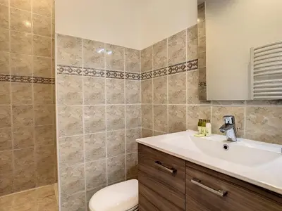 a bathroom with a toilet and a sink at Nestor&Jeeves - CITRONNIER AZUR - Central - Close sea in Nice