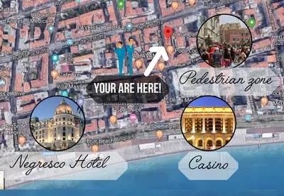 a map of moscow with the names of cities at Nestor&Jeeves - CALIFORNIA - Central - Very close sea in Nice