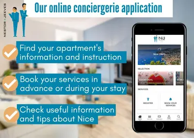 a screenshot of the iphoneoperativeoperative app at Nestor&Jeeves - URBAN SUN - Central - Close sea in Nice