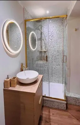 a bathroom with a sink and a shower at Cozy apartment in the heart of Nice - 3 to 4 people in Nice