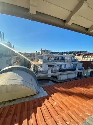 a view from the deck of a cruise ship at Studio moderne au Carré d'Or in Nice