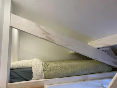 a bunk bed in a small room with at Studio Nice cosy et plein centre in Nice